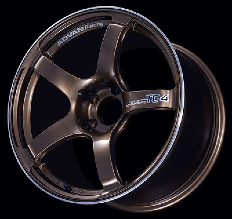Advan TC4 17x8.0 +45 5x100 Umber Bronze Metallic and Ring Wheel