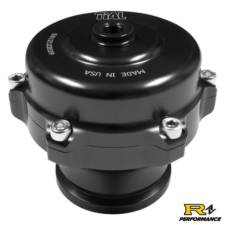 Tial Q BOV 50mm Blow Off Valve with Aluminum Flange, 11psi Spring, and Black Housing  QBOV-Black-11psi-AL